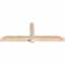 Ekena Millwork Eugene Smooth Timber Gable Bracket, Douglas Fir, 84"W x 31"H x 5 1/2"D x 5 1/2"F, 9/12 Pitch GBW084X31X0606EUG00SDF - alternate 2
